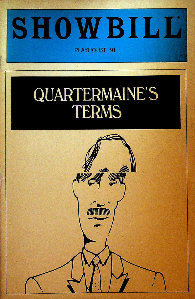 Quartermaine's Terms Showbill April 1983 Kelsey Grammer Anthony Heald0