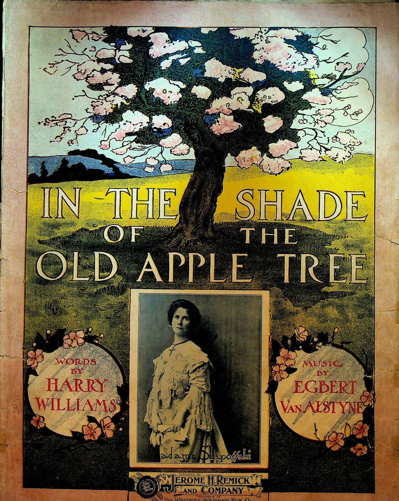 In the Shade of the Old Apple Tree Sheet Music 1905 Madame Slapoffski