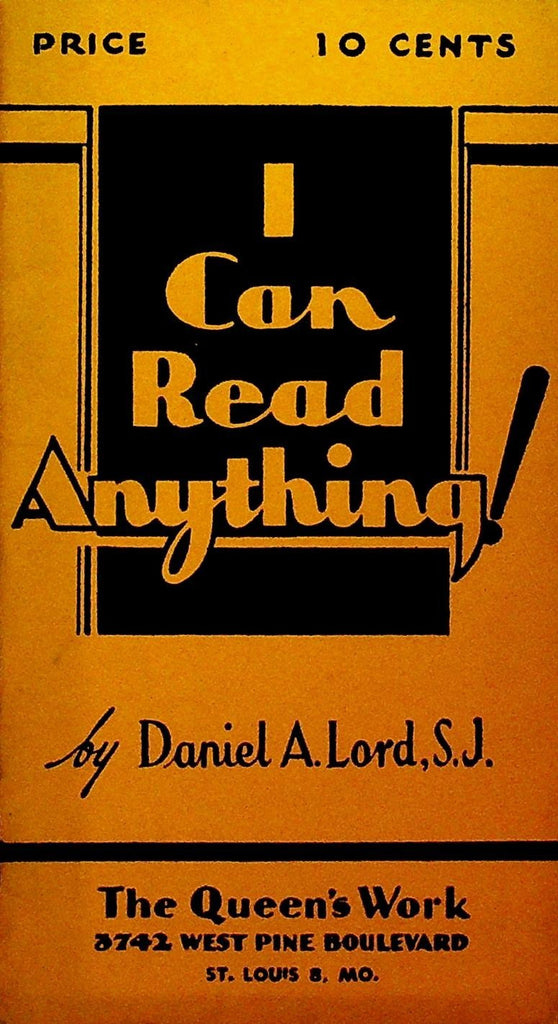 I Can Read Anything by Daniel A Lord The Queen's Work Booklet 19430