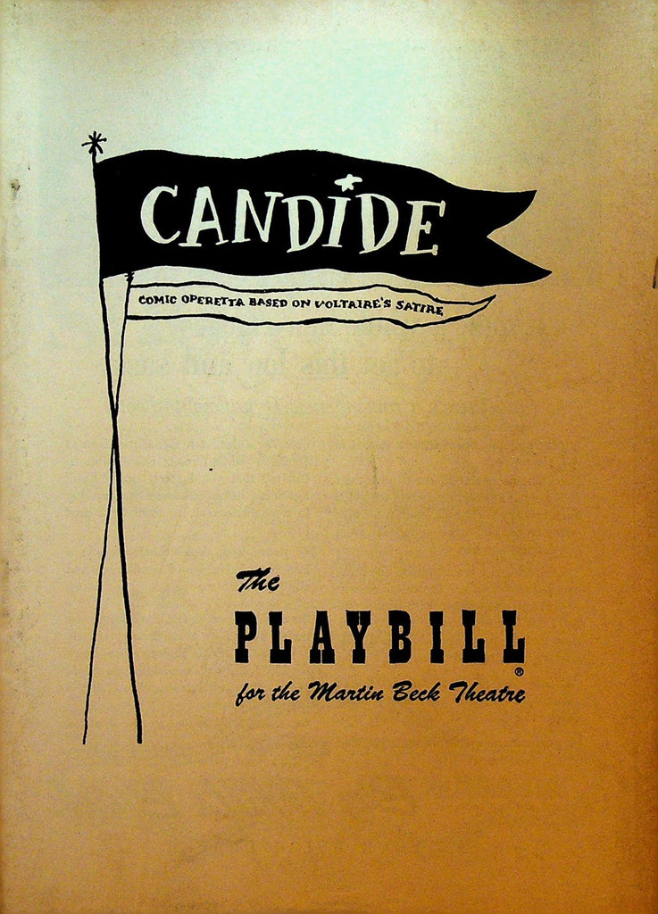 Candide Playbill December 3 1956 Conrad Bain Irra Petina Barbara Cook0