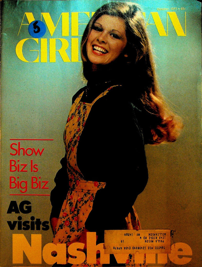 American Girl Magazine October 1977 Girl Scouts Art Deco Crystal Gayle0