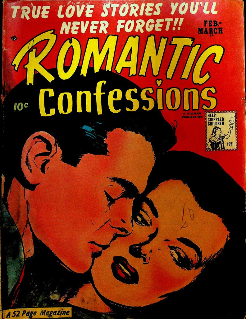 Romantic Confessions 12 Hillman 1951 Golden Age Romance Comic0