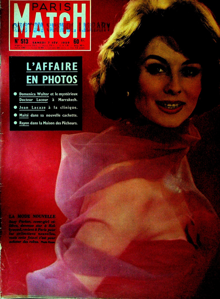 Paris Match February 7 1959 Suzy Parker Japan Monte Carlo Rally0