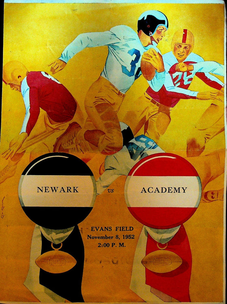 Newark v Canandaigua Academy High School Football Program NY November 8 19520
