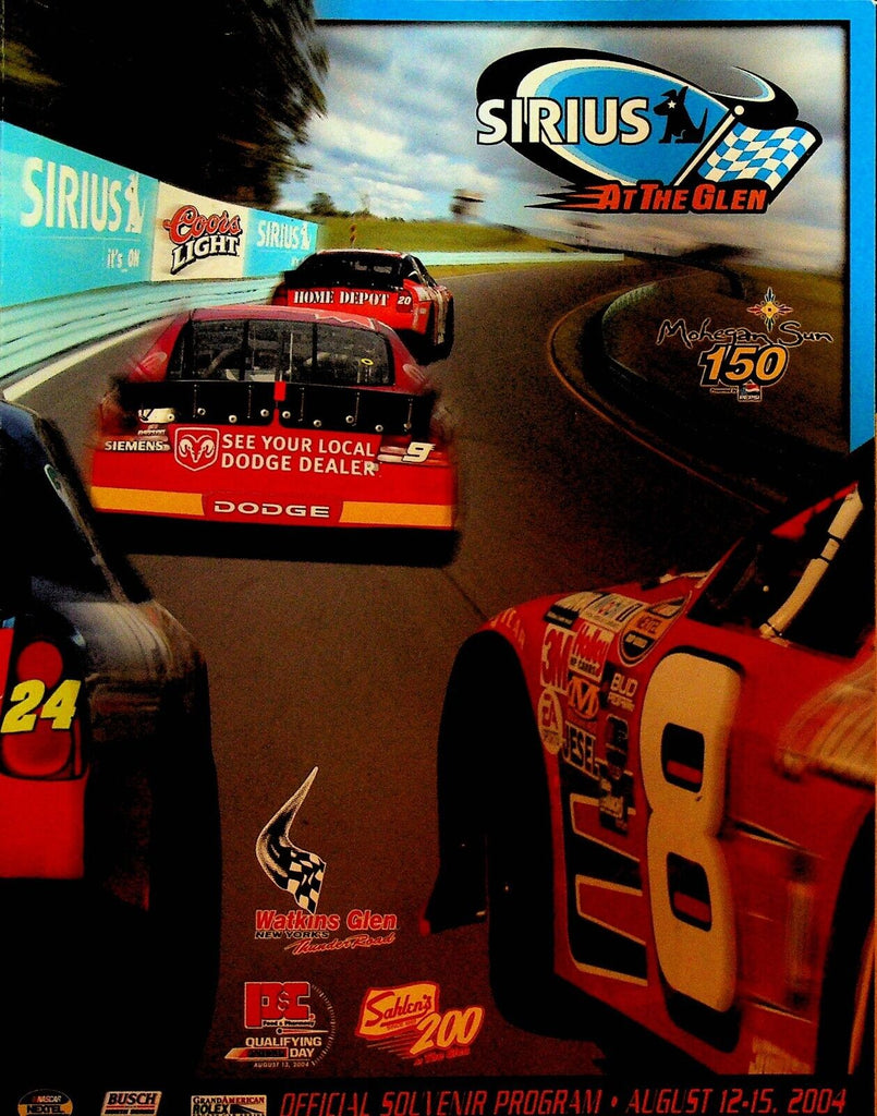 Sirius at the Glen Watkins Glen NY 2004 Racing Program NASCAR