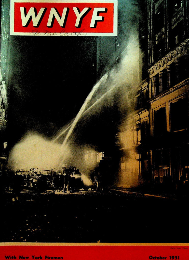 WNYF With New York Firefighters Magazine October 1951 James Roche & Daggett0