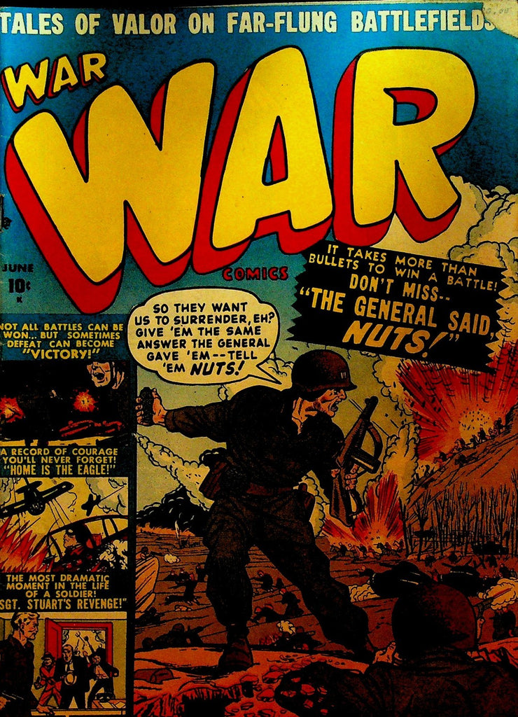 War Comics 4 Comic Magazine Corp 1951 The General Said Nuts0