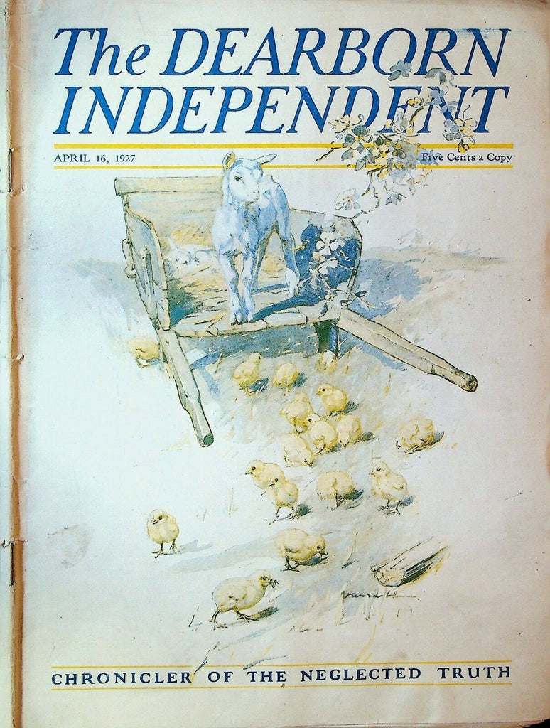 The Dearborn Independent April 16 1927 Robert A Whiting Hugh Walpole 0