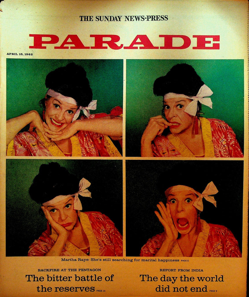Parade Magazine April 15 1962 Martha Raye Seattle World's Fair Leonard Bernstein0