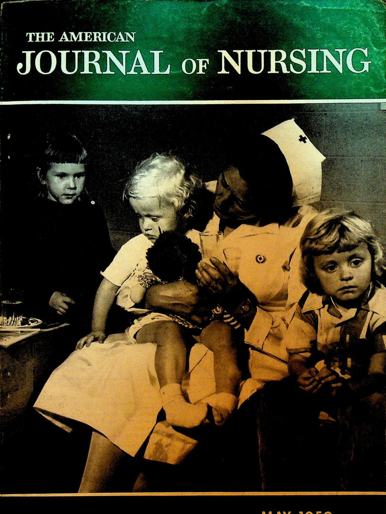 American Journal of Nursing Magazine May 1959 Overt Aggression Chest Wounds0