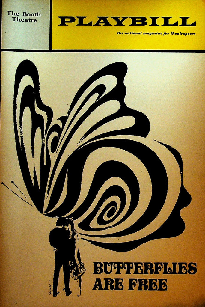 Butterflies Are Free Playbill January 1970 Blythe Danner Keir Dullea0