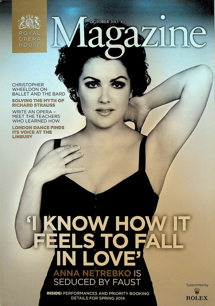 Royal Opera House Magazine October 2013 Anna Netrebko Richard Strauss0