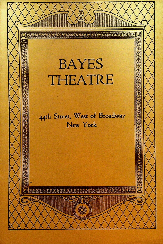 My Son Playbill December 8 1924 Frederic Clayton George MacQuarrie Herbert Clark