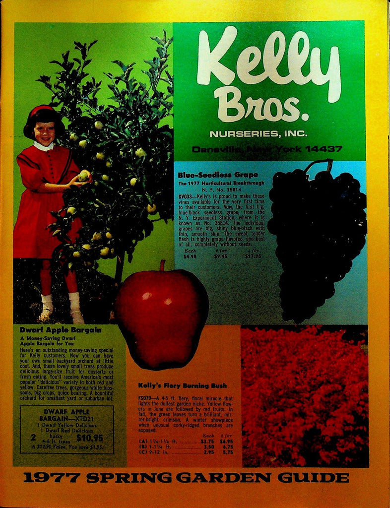 Kelly Bros Nurseries Catalog 1977 Spring Garden Guide Dansville NY0