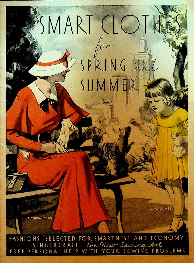 Smart Clothes for Spring Summer Fashion 1933 Booklet0