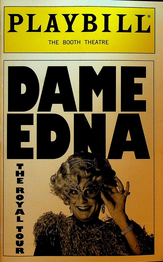 Dame Edna the Royal Tour Playbill November 1999 Barry Humphries0