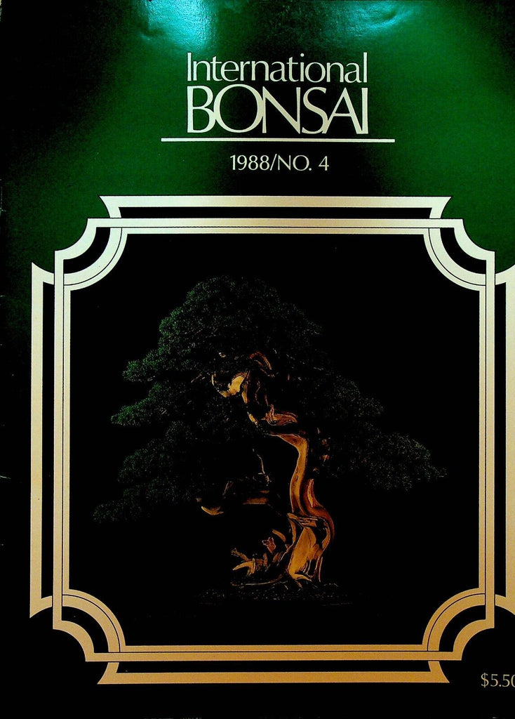 International Bonsai Magazine 1988 #4 Collected Juniper Bonsai Shohin Crabapple
