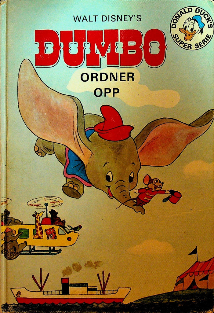 Walt Disney Dumbo Book 1975 Norway Ordner Opp0