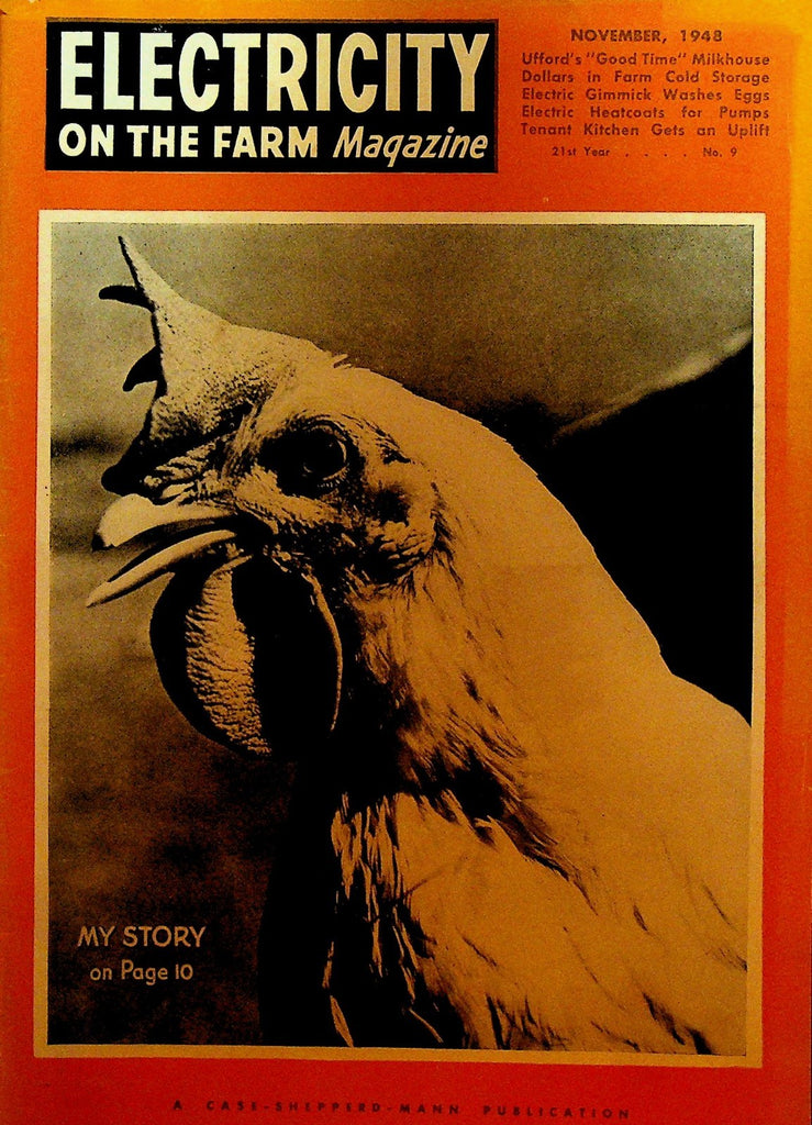 Electricity on the Farm Magazine November 1948 Miss Pullet Bratton Bros Delta Oh0