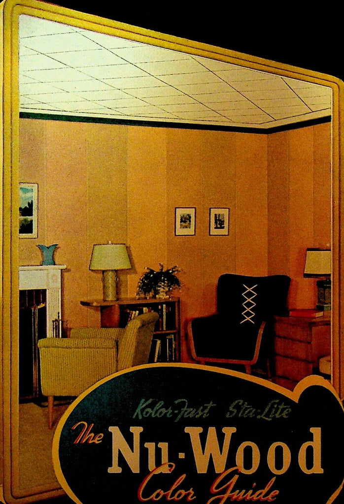 Nu Wood Color Guide Booklet 1943 Weyerhaeuser Wood Conversion Co