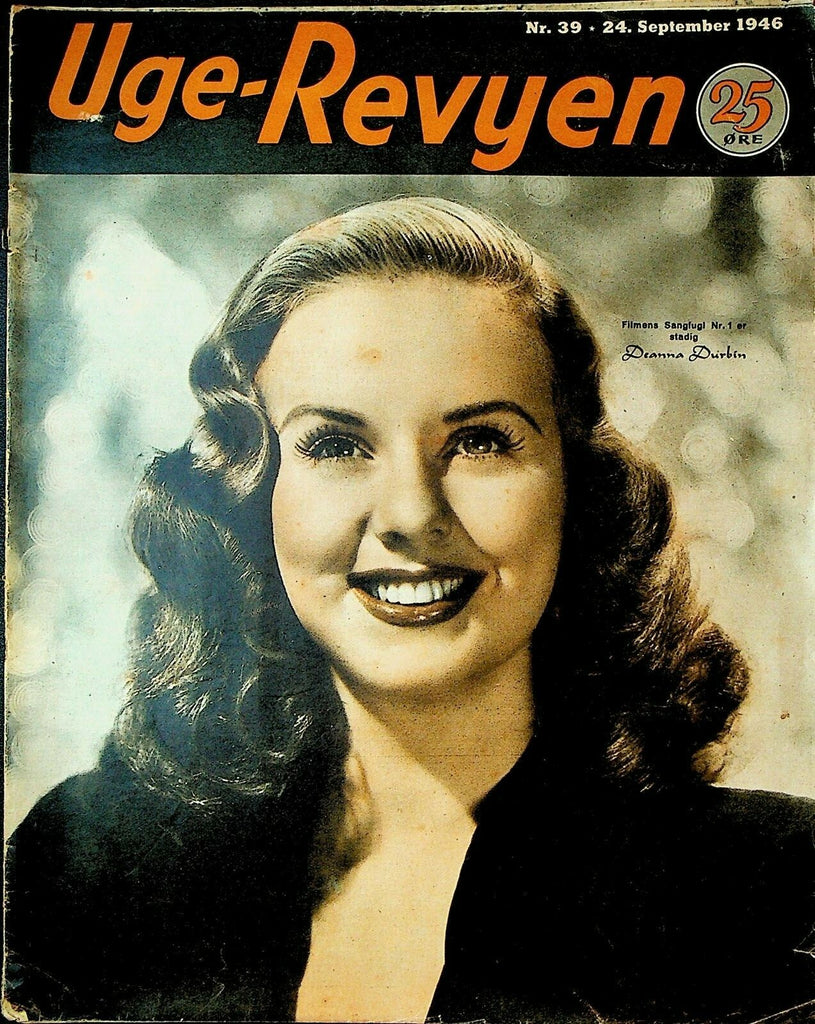 Uge Revyen Magazine September 1946 Tarzan Deanna Durbin Van Johnson Lana Turner0