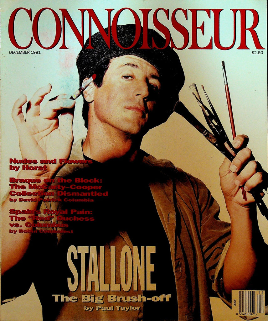 Connoisseur Magazine December 1991 Sylvester Stallone Isabelle Huppert Horst0