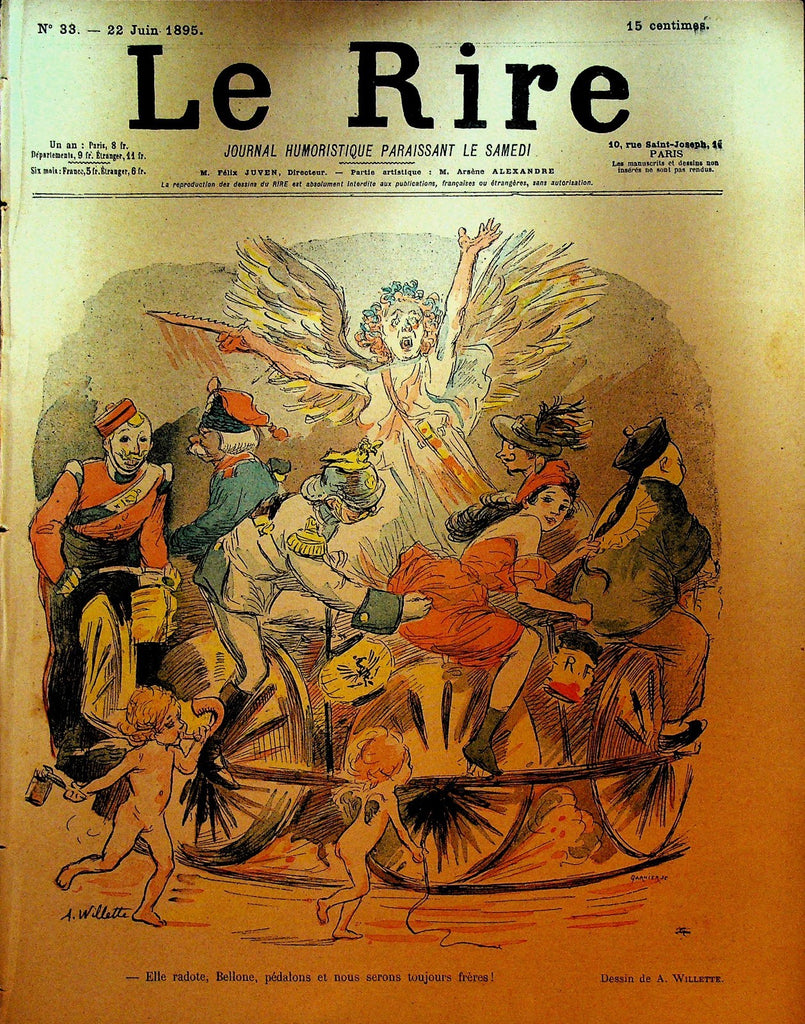 La Rire French Humor Magazine 33 June 22 18950