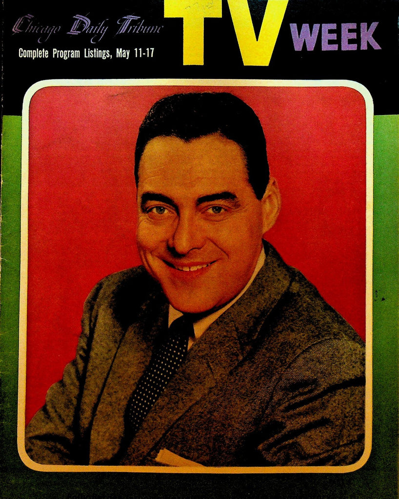 Chicago Tribune TV Week Magazine May 11 1957 Jack Barry Polly Bergen0