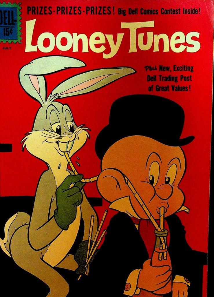 Looney Tunes 237 Dell Comics 1961 Bugs Bunny Elmer Fudd Soda Pop Long Straw0