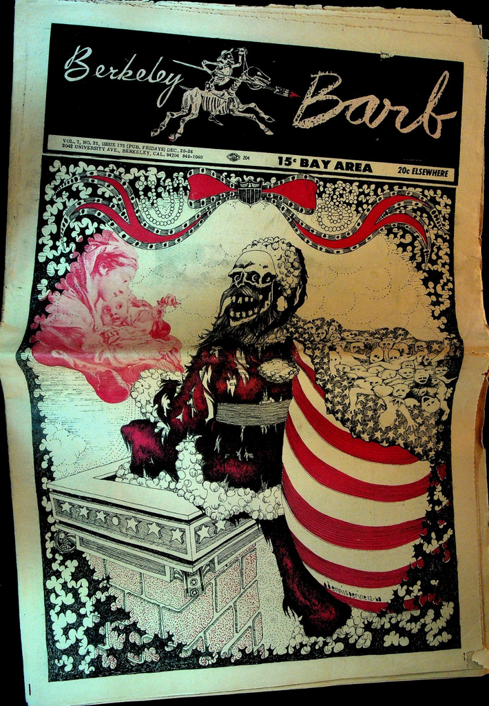 Berkeley Barb December 20 1968 Jerry Rubin Grateful Dead Furry Freak Brothers0