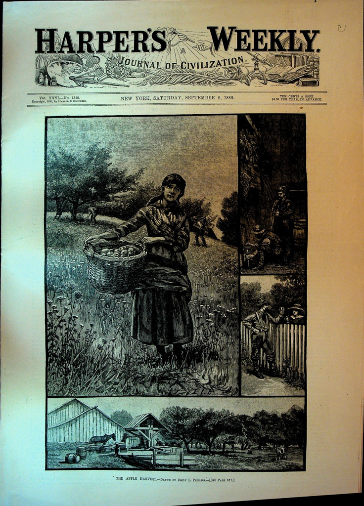 Harper's Weekly September 9 1882 Thomas Nast Lizzie Selden Kidnapping0