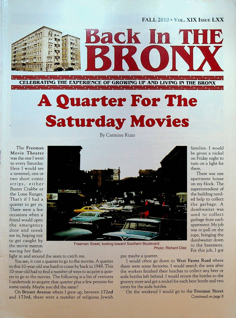 Back in the Bronx Magazine Fall 2010 Pel-Park Bowling Lanes Lewis Morris0
