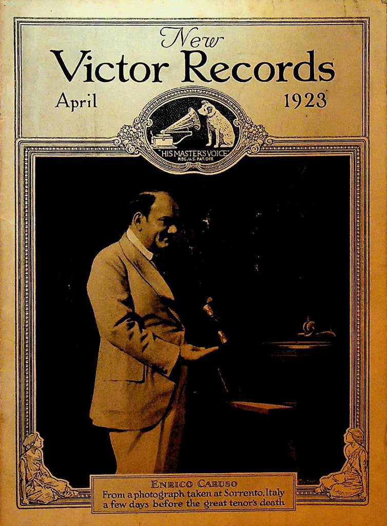 Victor Records Catalog April 1923 Enrico Caruso0
