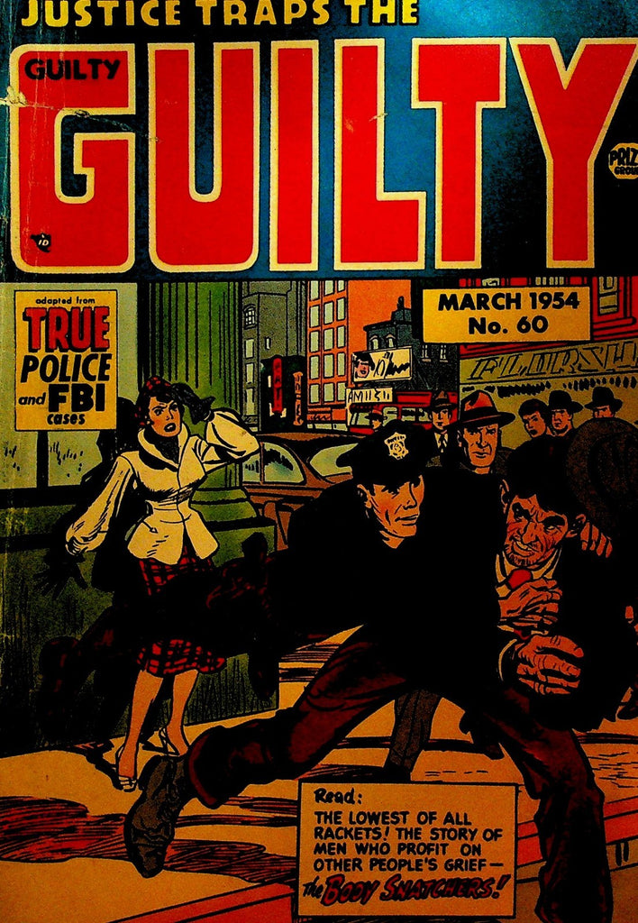 Justice Traps the Guilty 60 Prize Comics 1954 Pre Code Crime0