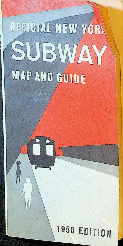New York City Subway Map & Guide Official 1958 Edition NYCTA0