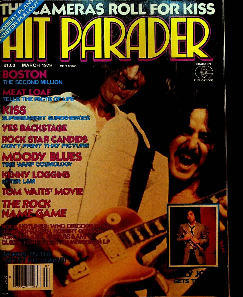 Hit Parader Magazine March 1979 Kiss Moody Blues Billy Joel Moody Blues Yes