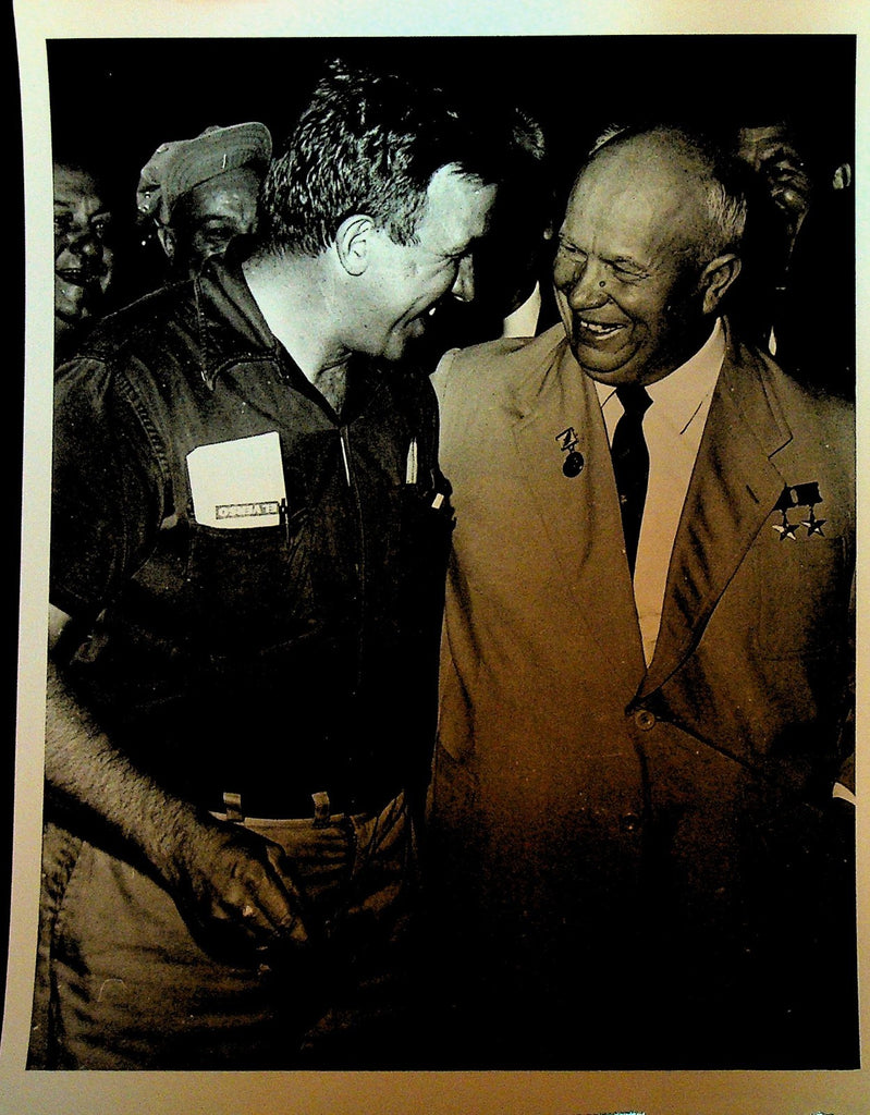 Nikita Khrushchev Wire Photo 1964 Ken Jackey Mesta Machine Pittsburgh0