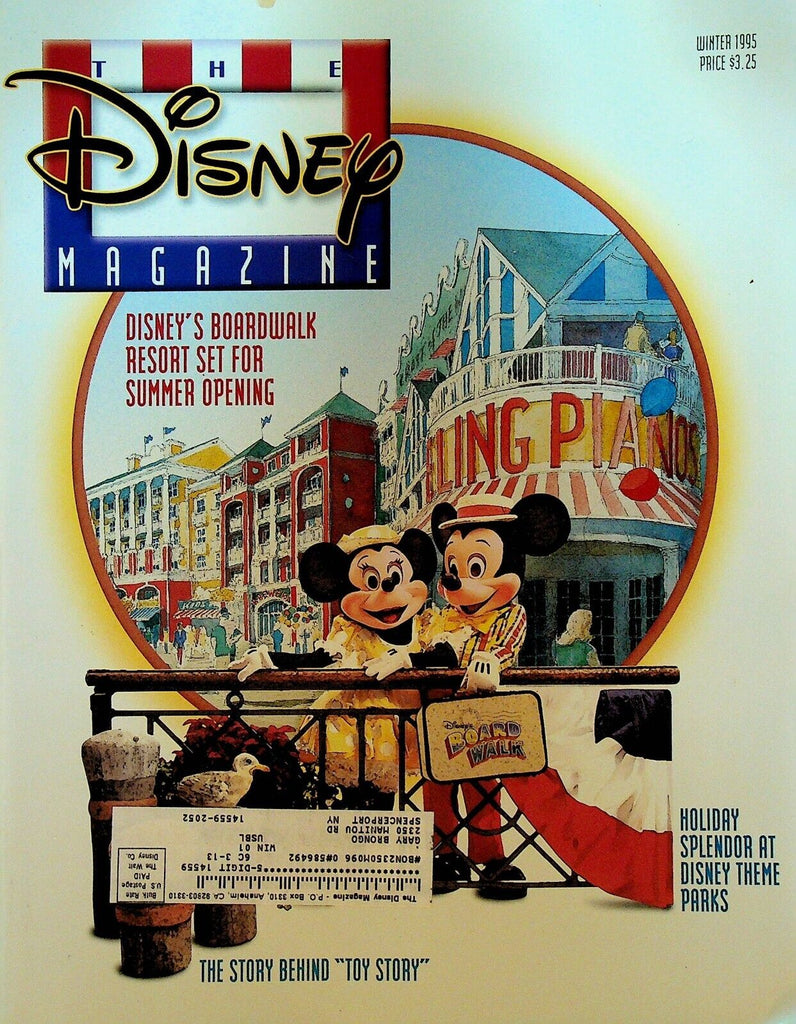Disney Magazine Winter 1995 Boardwalk Toy Story Rolly Crump Tokyo DIsneyland