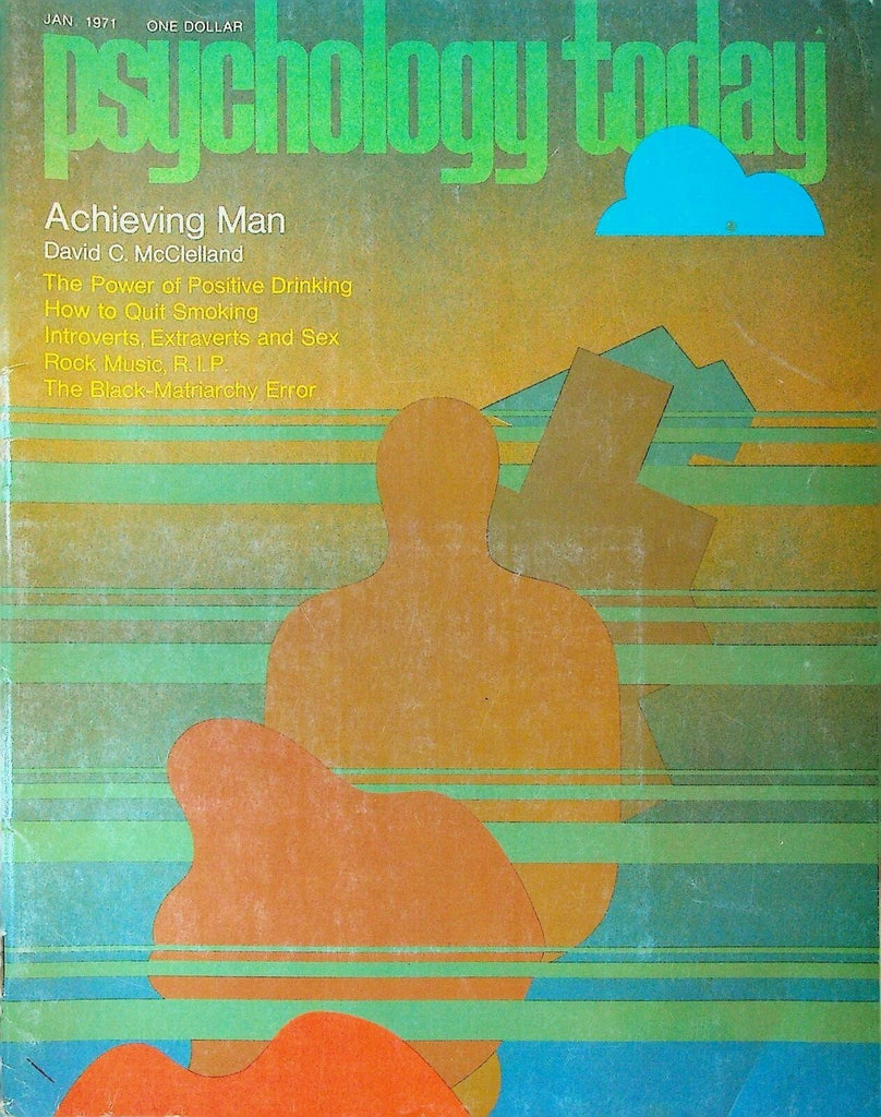 Psychology Today Magazine January 1971 St Kitts Cane Cutters Rock Music0