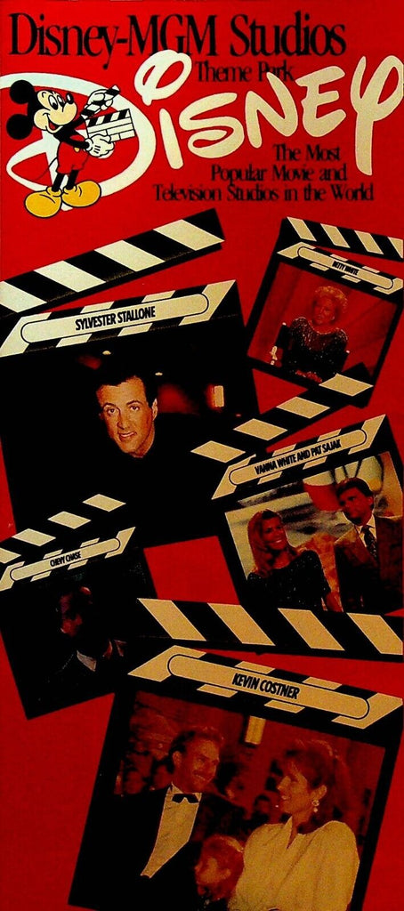 Disney MGM Studios 1992 Booklet Sylvester Stallone Audrey Hepburn Harrison Ford