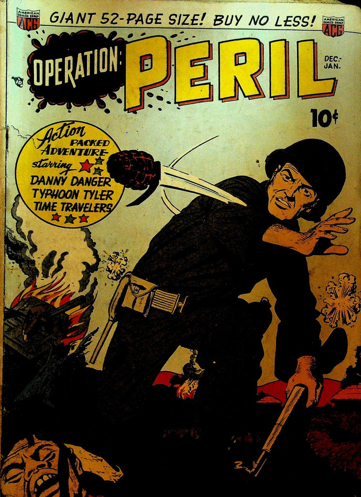 Operation Peril 2 ACG Military Comic 1950 Danny Danger Typhoon Tyler0