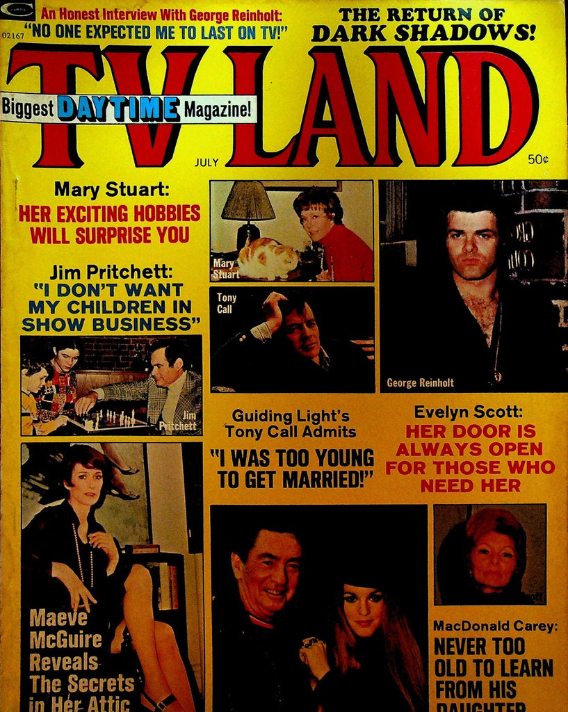 TV Land Magazine July 1973 Dark Shadows George Reinholt Jim Pritchett0