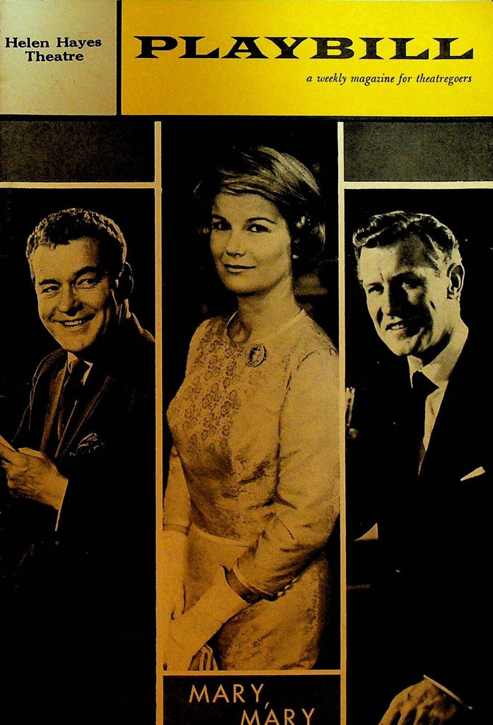 Mary Mary Playbill April 9 1962 Barbara Bel Geddes Edward Mulhare Scott McKay