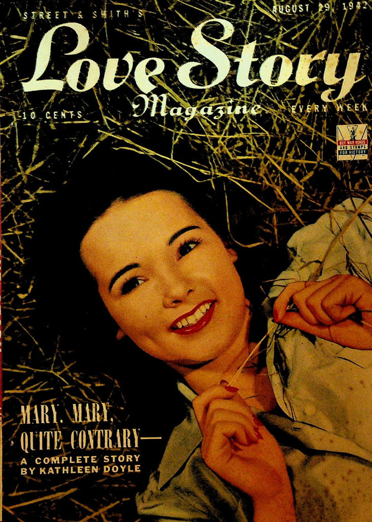 Love Story Pulp August 29 1942 Kathleen Doyle Vivian Grey Mary Marsh0