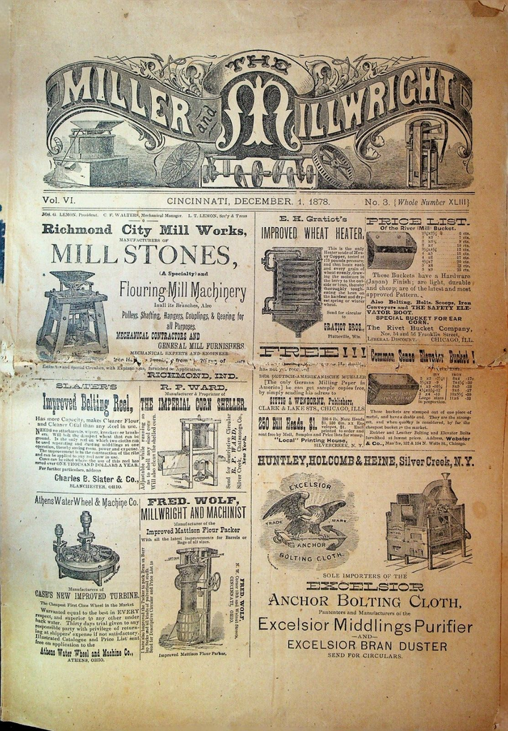 The Miller and Millwright December 1 1878 Samuel Chisholm0