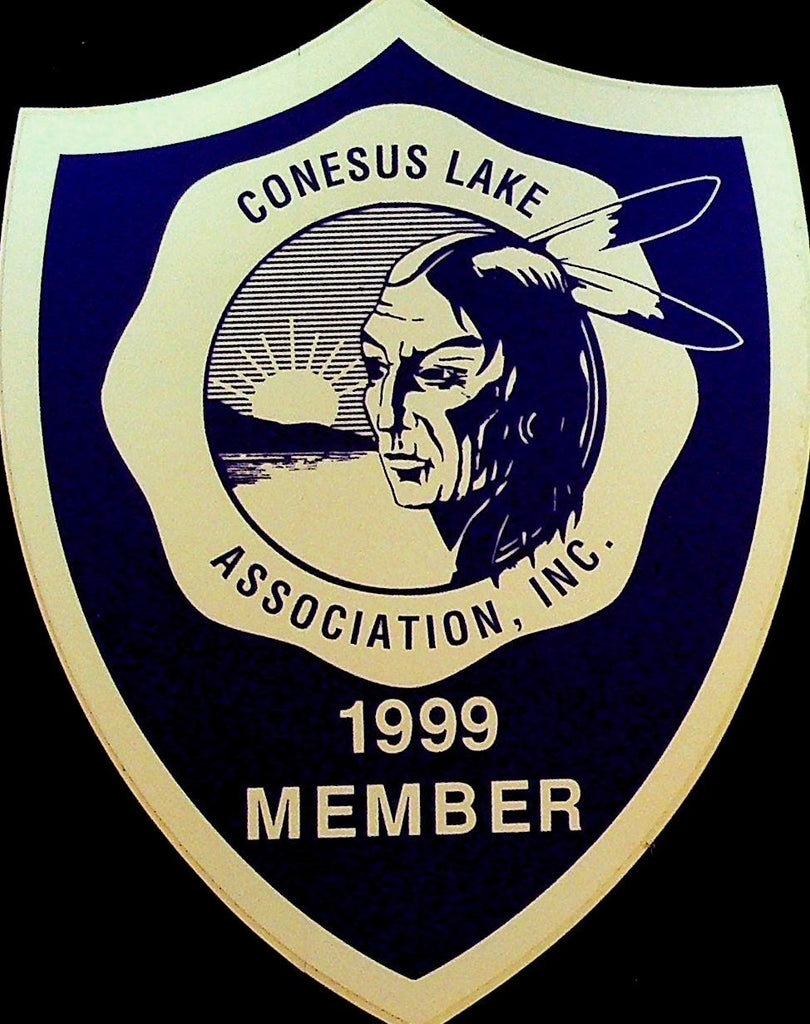 Conesus Lake Association Inc 1999 Member Sticker Unused0