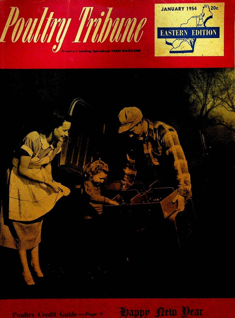 Poultry Tribune Magazine January 1954 Broilers Culling Farming