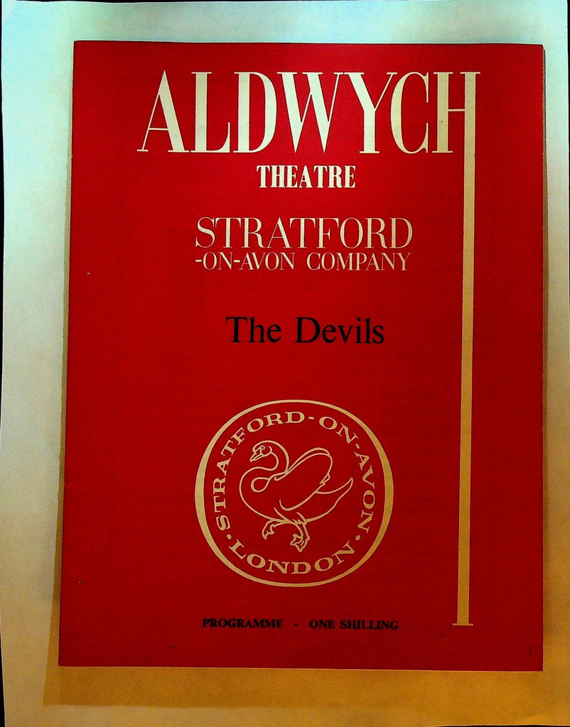 The Devils Playbill 1961 Aldwych Theatre Aldous Huxley John Whiting0