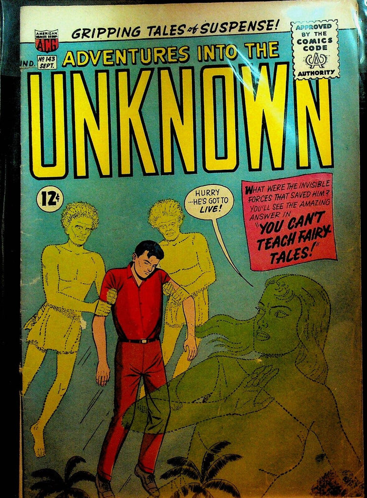 Adventures Into the Unknown 143 ACG 1963 You Can't Teach Fairy Tales