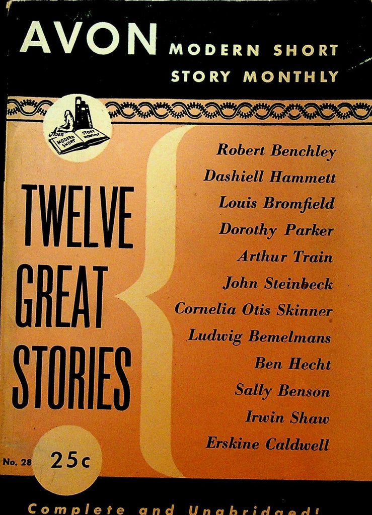 Avon Modern Short Story Monthly #28 Dashiell Hammett John Steinbeck Ben Hecht0
